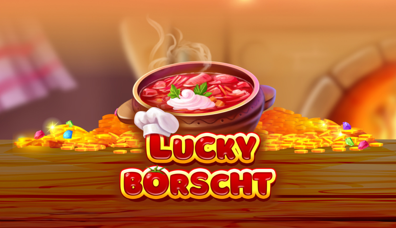 Golden skull coin and gold coins floating in the Mega Cash The Gold slot game review from 1spin4win.