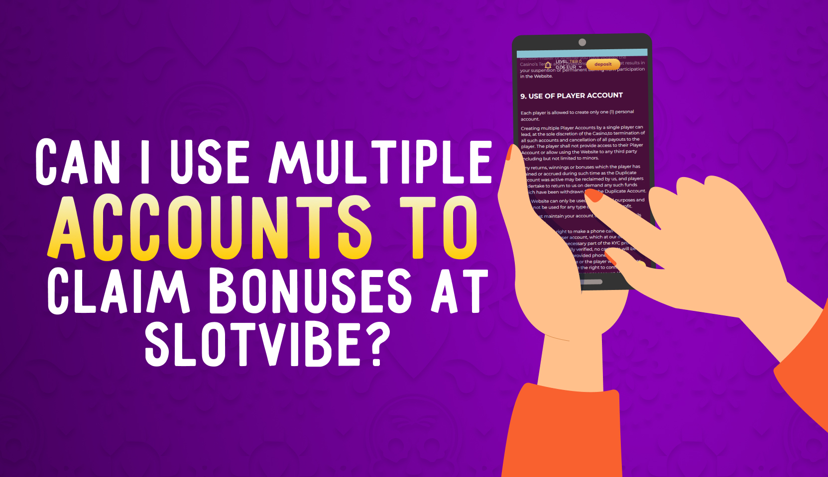 Can I Use Multiple Accounts to Claim Bonuses at SlotVibe