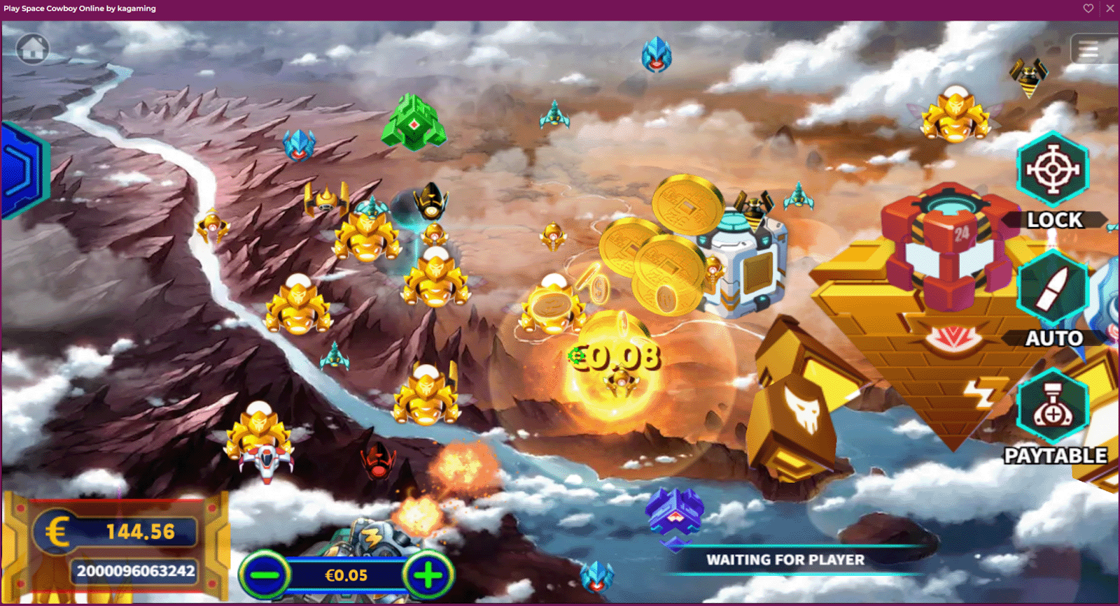 Space Cowboy slot gameplay